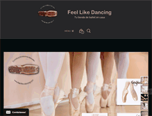 Tablet Screenshot of feel-like-dancing.com
